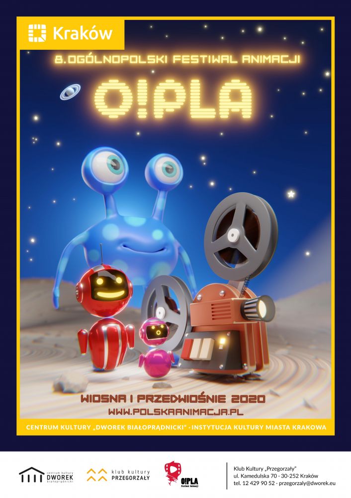 O!PLA Festiwal - pokaz filmów dla dzieci i rodzinne warsztaty animacji filmowej 